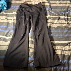 Baleaf Black High-Waisted Yoga Pants